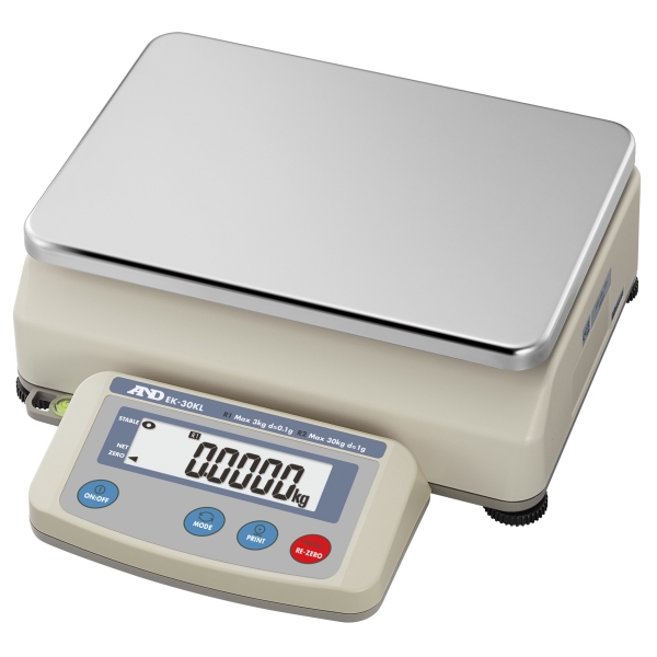 30kg x 0.1g Precision Balance - Digital Lab Scale, Rechargeable Battery