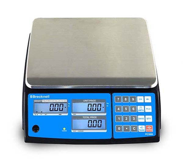Brecknell PC3060 Price Computing Scale, 30/60 lbs (15/30 kg) x