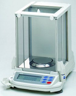 SA120 electronic balance, 120 gram capacity and 0.1 milligram