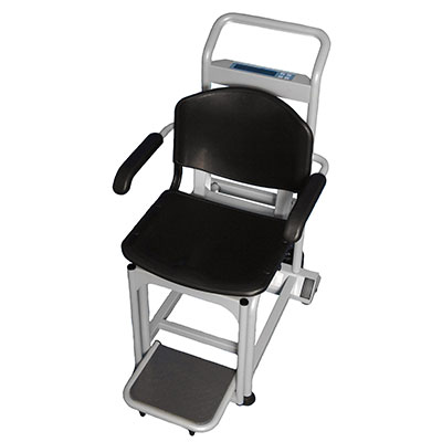 Sit on Chair Scales for elderly and infirm patients.