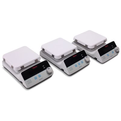 Hot plate up to 340C with LCD display, no stirring feature